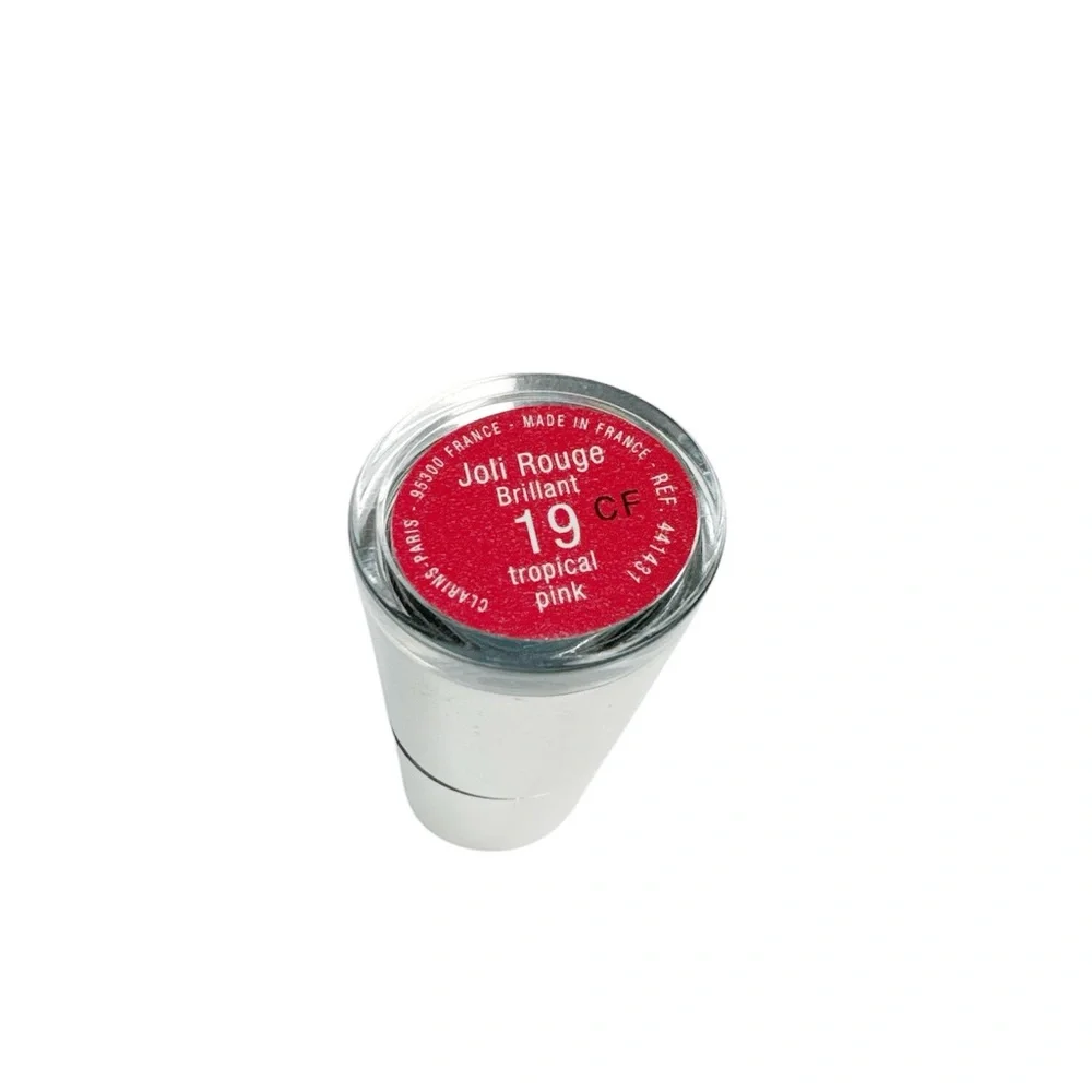 Clarins Joli Rouge Brillant in 19 Tropical Pink